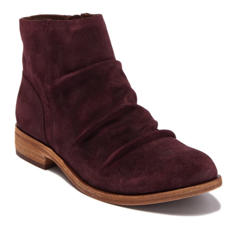 Kork Ease Giba burgundy side zip booties size 9